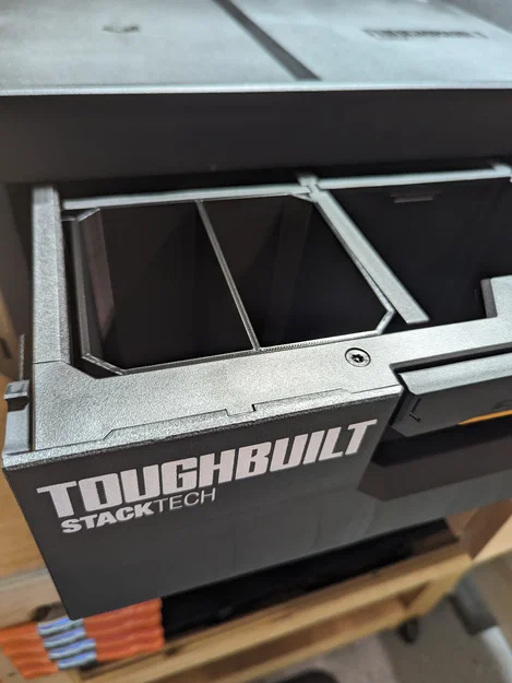 Khay Toughbuilt Stacktech 1 Drawer Single & 2 Tier Nesting Bins - Image 1