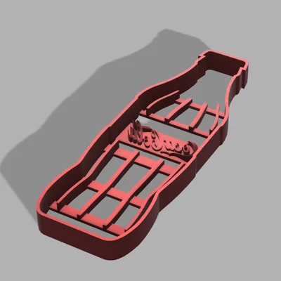 Khuôn cắt bánh quy hình chai Coca-Cola sáng tạo (File in 3D)