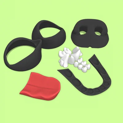 OpenFur: Canine Fursuit Head – Đầu fursuit chó (canine) dễ in & lắp