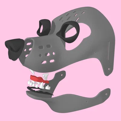 OpenFur: Canine Fursuit Head – Đầu fursuit chó (canine) dễ in & lắp