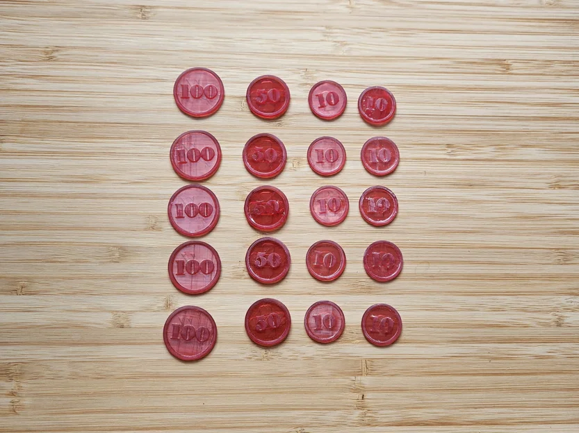 Pokemon Damage Token Coin Counters (Token sát thương dạng coin) - Image 3