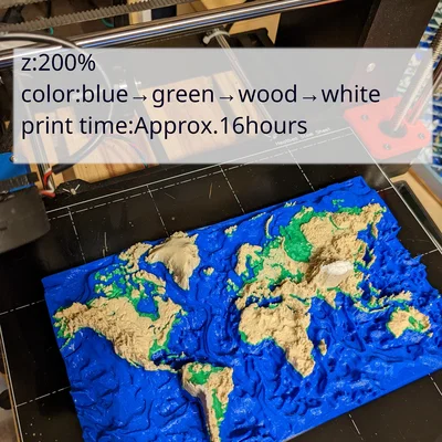 Bản Đồ Thế Giới 3D (3D World Map)