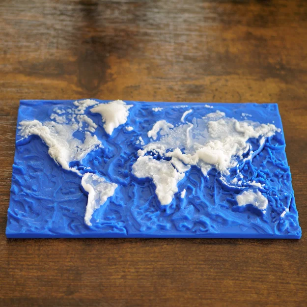 Bản Đồ Thế Giới 3D (3D World Map) - Image 5