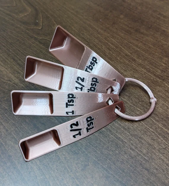 Muỗng Đong Định Lượng – Dễ In (Measuring Spoons - Easy Print) - Image 1