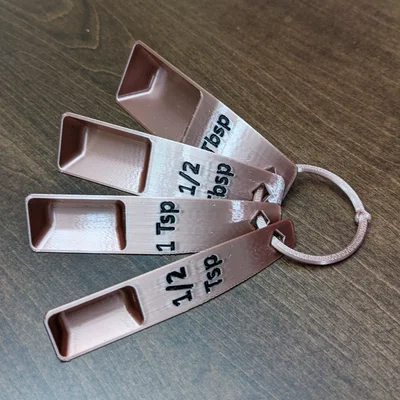 Muỗng Đong Định Lượng – Dễ In (Measuring Spoons - Easy Print)