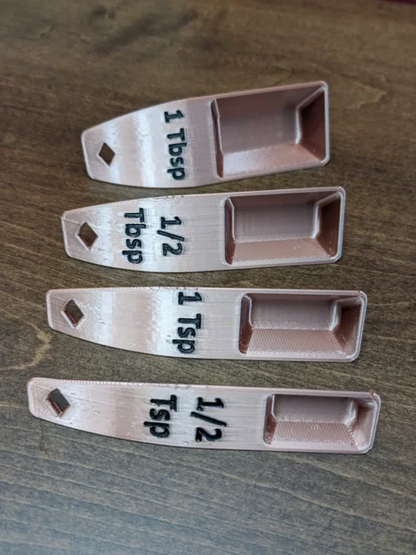 Muỗng Đong Định Lượng – Dễ In (Measuring Spoons - Easy Print) - Image 2
