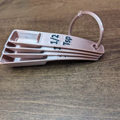 Muỗng Đong Định Lượng – Dễ In (Measuring Spoons - Easy Print)