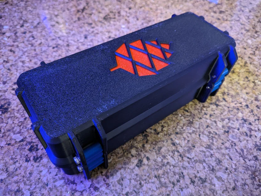 Nắp 2 tầng cho hộp Pinecil/TS100/TS80 dạng rugged nhiều phần (V2) - Image 1