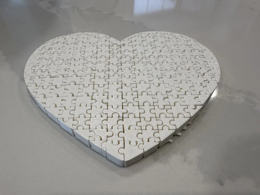 Mô hình xếp hình trái tim (Heart Puzzle) - Thử thách trí tuệ thú vị - Image 1