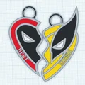 Bộ locket/pendant bạn thân DeadPool và Wolverine - Thumbnail 2