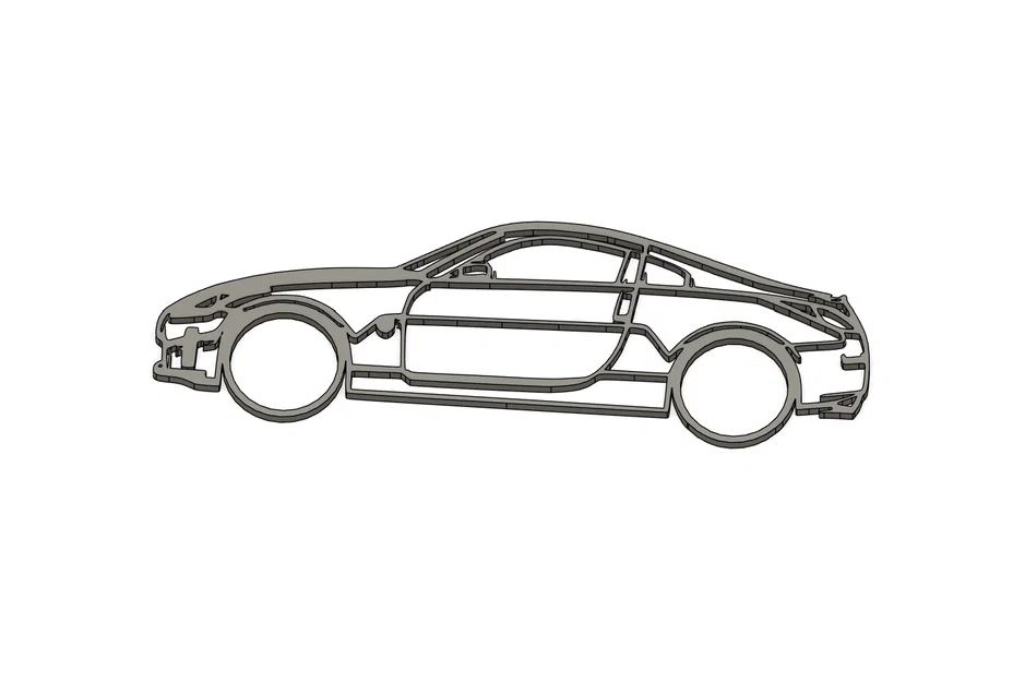 Mô hình khung viền xe Nissan 350Z in 3D đẹp mắt, dễ in - Image 1