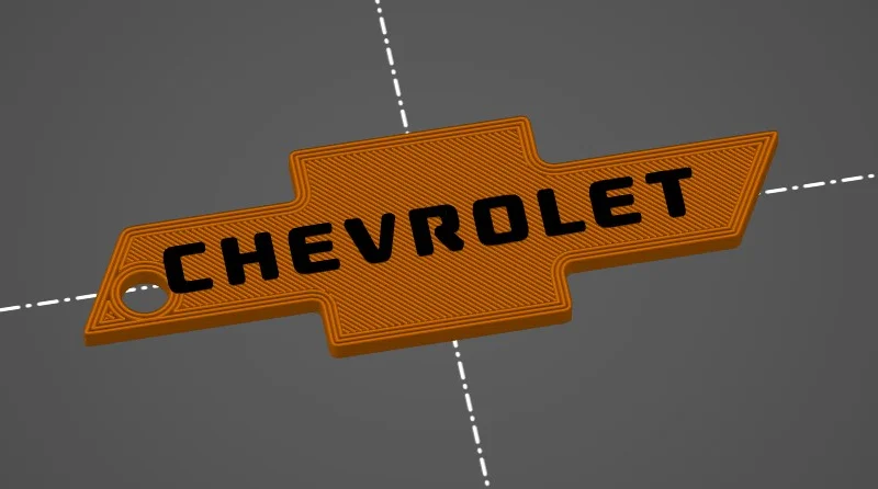 Móc khóa Chevrolet 3D - Phụ kiện cho người yêu xe