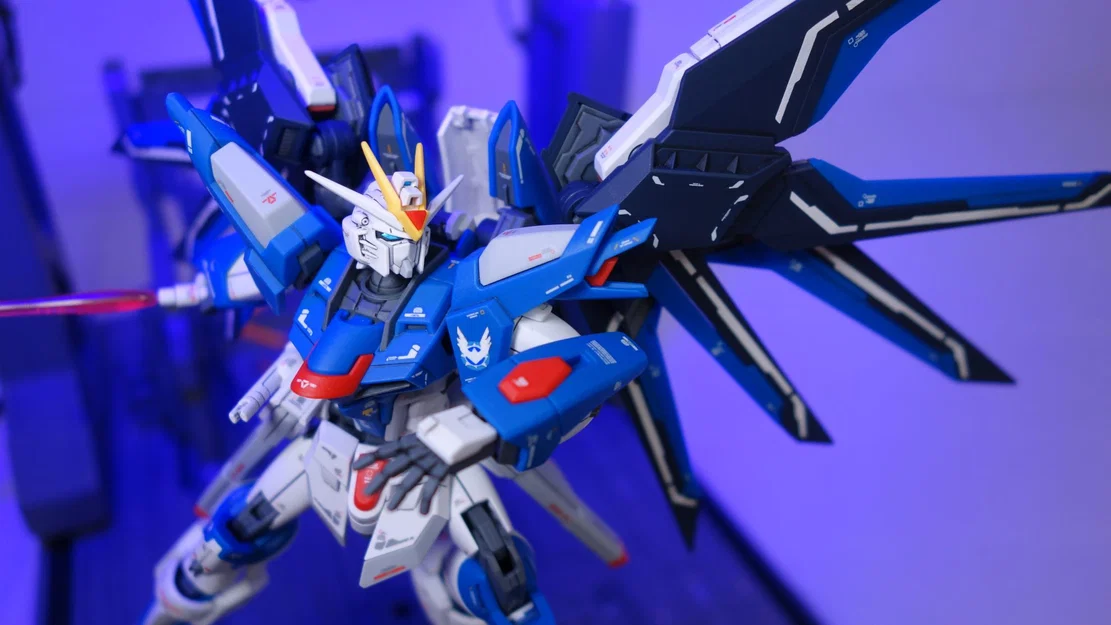 HG RISING FREEDOM GUNDAM wing white line - Line trắng nguyên bản cho cánh - Image 1