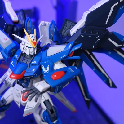 HG RISING FREEDOM GUNDAM wing white line - Line trắng nguyên bản cho cánh