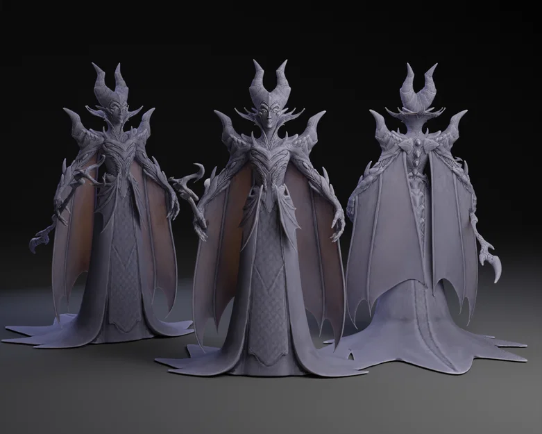 Mô hình 3D Maleficent - Nữ chúa tể bóng tối sắc sảo - Image 1