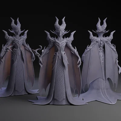 Mô hình 3D Maleficent - Nữ chúa tể bóng tối sắc sảo