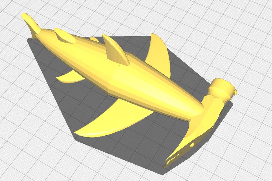 Mô hình in 3D cá mập đầu búa (Hammerhead Shark) vui nhộn - Image 1