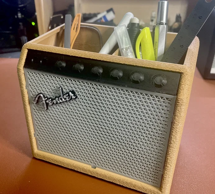 Fender Amp Desk Caddy – Khay sắp xếp bàn làm việc kiểu ampli Fender - Image 1