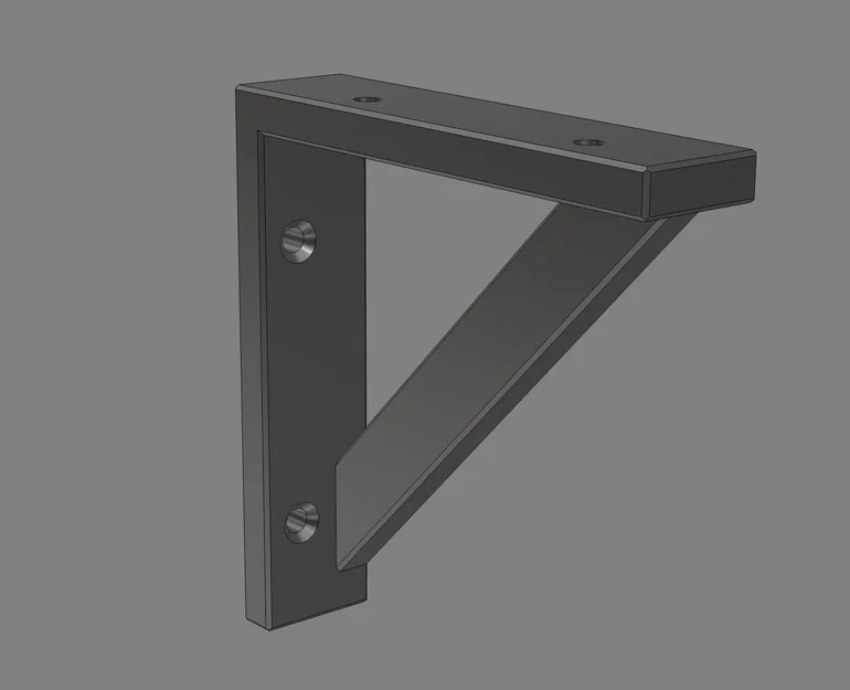 Ke đỡ kệ treo tường 3D (Shelf Bracket) cứng cáp và thẩm mỹ - Image 1