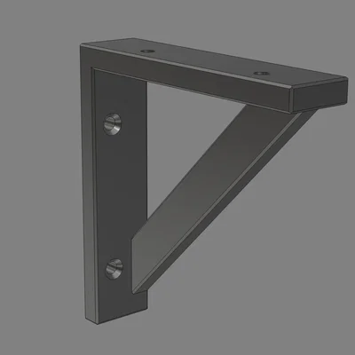 Ke đỡ kệ treo tường 3D (Shelf Bracket) cứng cáp và thẩm mỹ