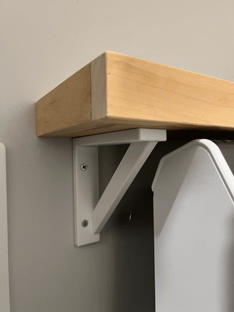 Ke đỡ kệ treo tường 3D (Shelf Bracket) cứng cáp và thẩm mỹ - Image 2