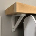 Ke đỡ kệ treo tường 3D (Shelf Bracket) cứng cáp và thẩm mỹ - Thumbnail 2
