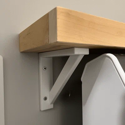 Ke đỡ kệ treo tường 3D (Shelf Bracket) cứng cáp và thẩm mỹ