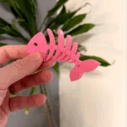 Mô hình cá xương Flexi Bone Fish - Đồ chơi in 3D linh hoạt, dễ in