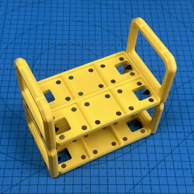 Khay base Gridfinity xếp chồng 2x3 (Stackable Gridfinity base tray - 2x3)