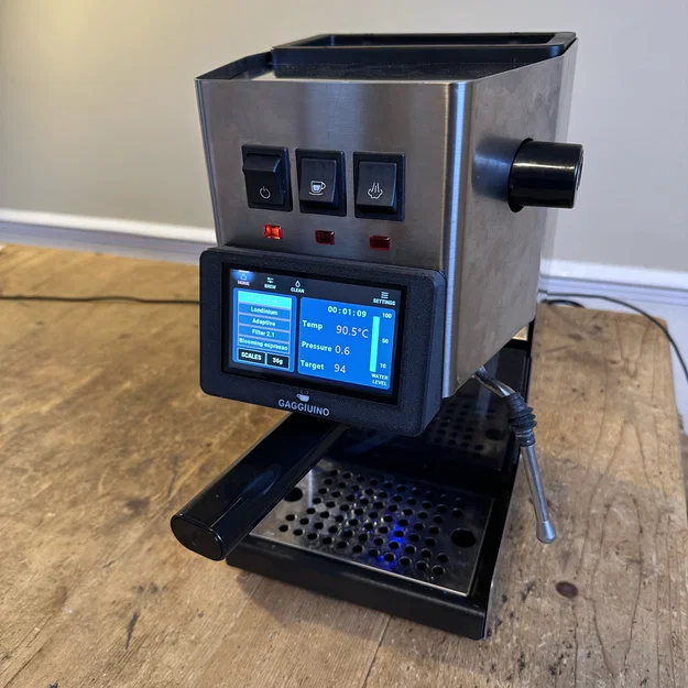 Gá màn hình trước Gaggiuino cho Nextion (2.4/2.8/4.3) gắn mặt Gaggia Classic - Image 2