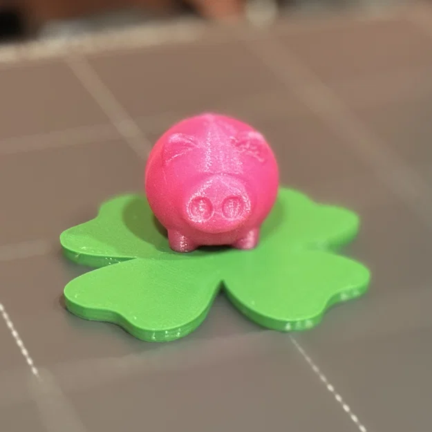 Mô hình chú heo may mắn (Good Luck Pig) in 3D siêu đáng yêu - Image 1