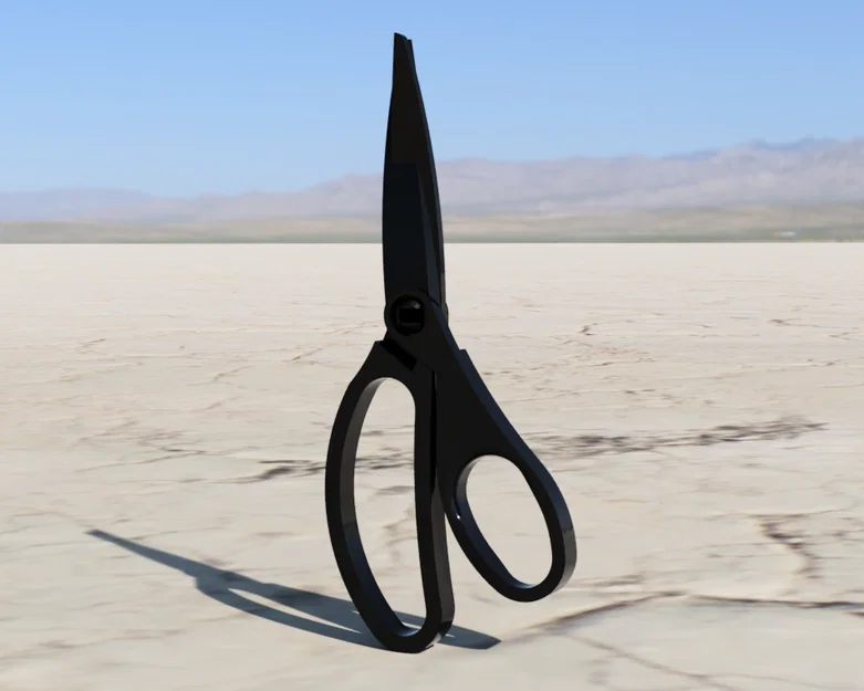 Kéo In 3D Hoạt Động – Functional Fully 3D Printable Scissors - Image 2