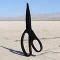 Kéo In 3D Hoạt Động – Functional Fully 3D Printable Scissors - Thumbnail 2