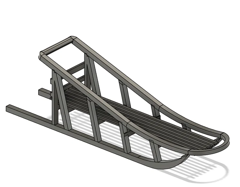 Xe trượt giỏ Eskimo (Eskimo Basket Sled) - Image 1