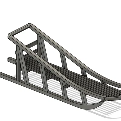 Xe trượt giỏ Eskimo (Eskimo Basket Sled)