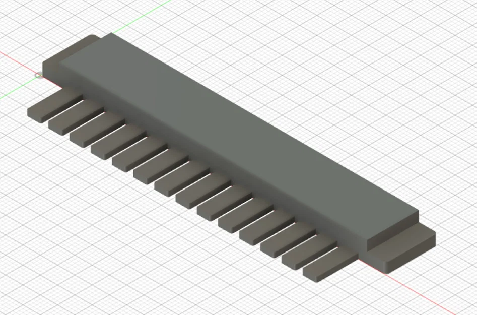 Lược gel agarose tham số (Parametric Agarose Gel Comb) - Image 1