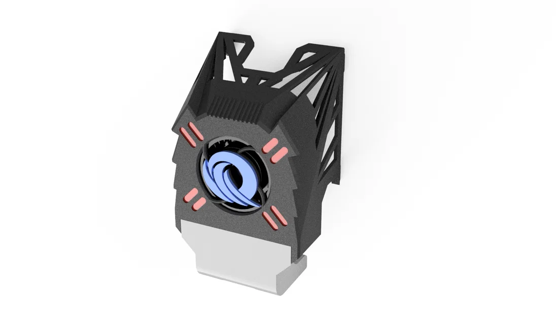 QIDI X Max 3: Vỏ đầu in trước/sau mới với fan 2510 - Image 4