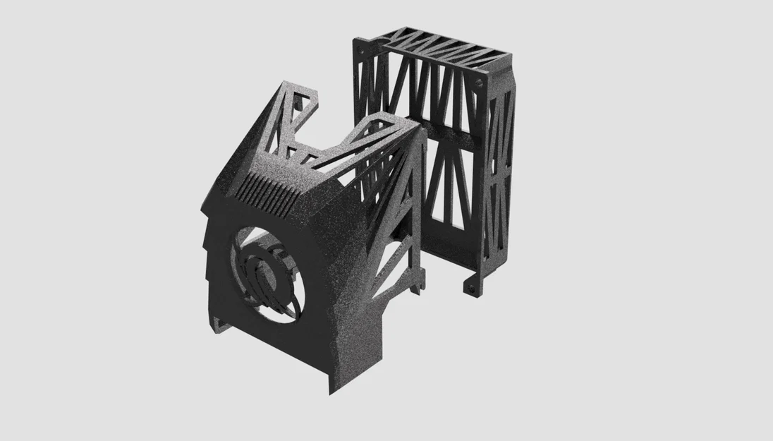 QIDI X Max 3: Vỏ đầu in trước/sau mới với fan 2510 - Image 6