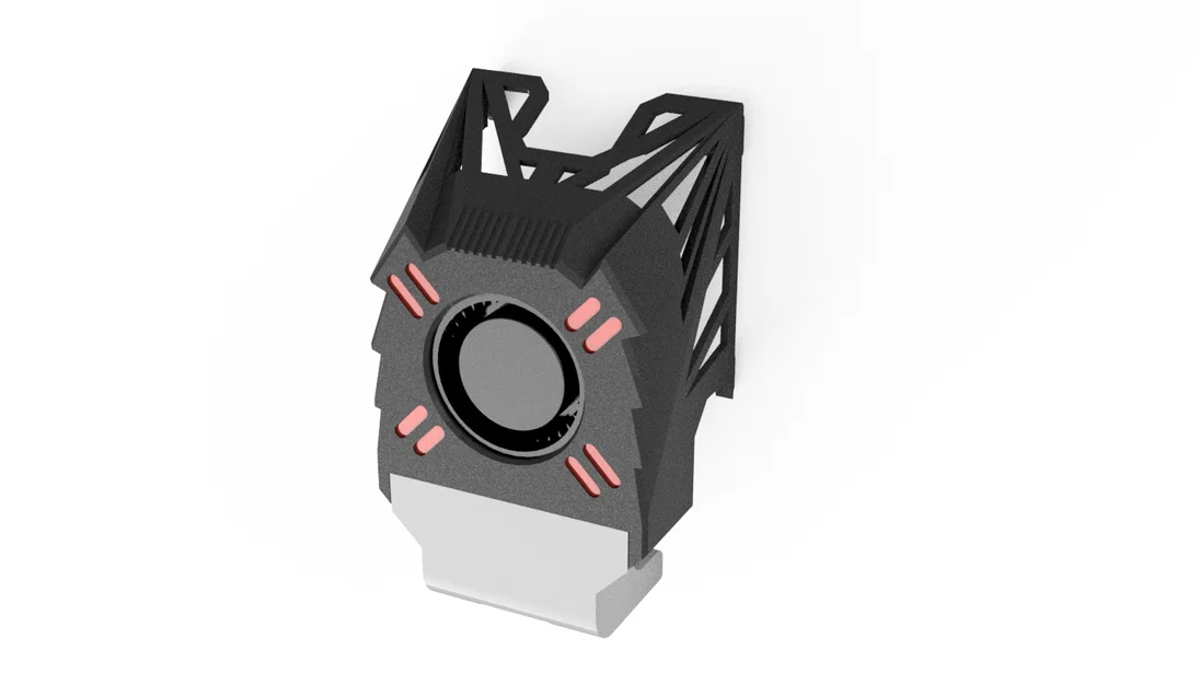 QIDI X Max 3: Vỏ đầu in trước/sau mới với fan 2510 - Image 7
