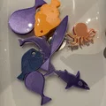Floating fishies – Bộ sinh vật biển nổi - Thumbnail 1