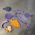 Floating fishies – Bộ sinh vật biển nổi - Thumbnail 2