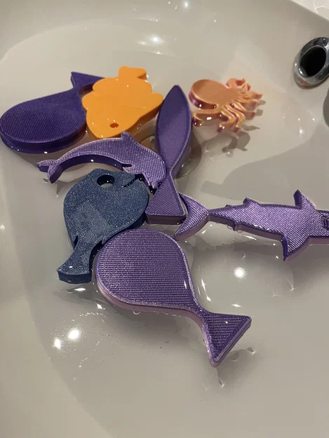 Floating fishies – Bộ sinh vật biển nổi - Image 4