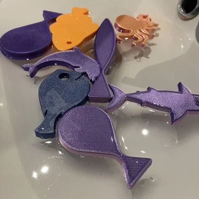 Floating fishies – Bộ sinh vật biển nổi