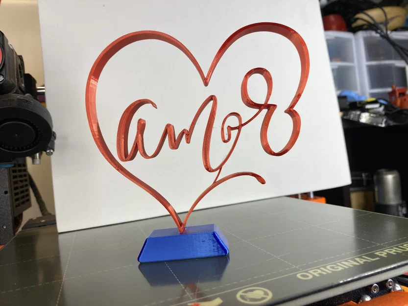Mô hình trang trí Valentine Heart Amor (Quà tặng tình yêu 3D) - Image 1
