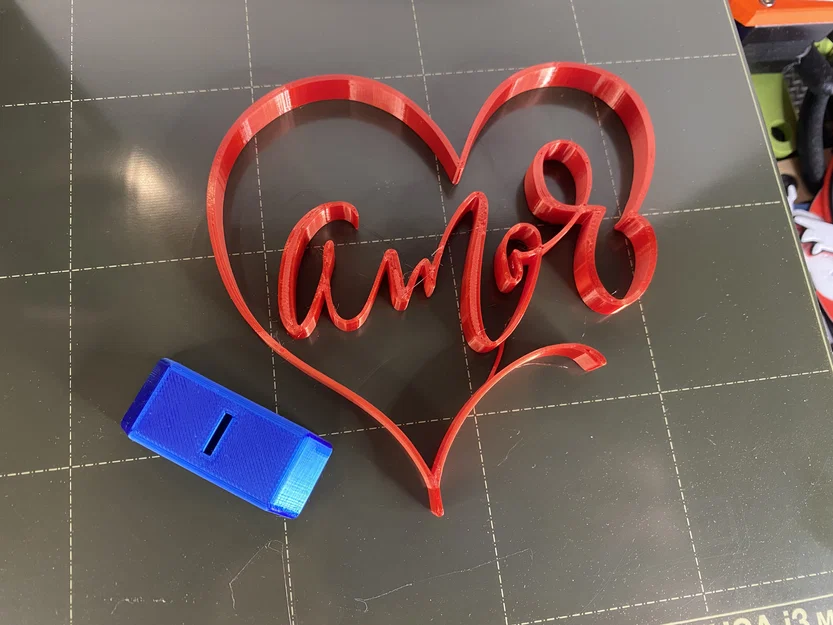 Mô hình trang trí Valentine Heart Amor (Quà tặng tình yêu 3D) - Image 3