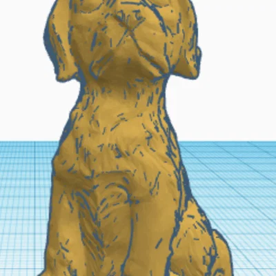 Móc khóa chú chó 3D đáng yêu - Tệp in STL chất lượng cao