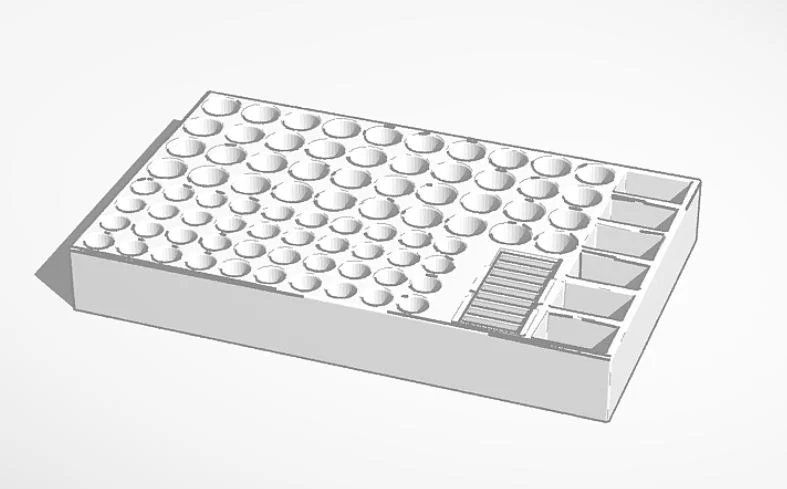 Khay đựng pin đa năng 3D - Sắp xếp pin AA, AAA, 9V, CR2032 gọn gàng - Image 1