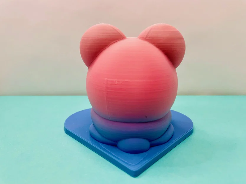 Mô hình gấu trúc Panda ôm trái tim 3D cực dễ thương - Image 5