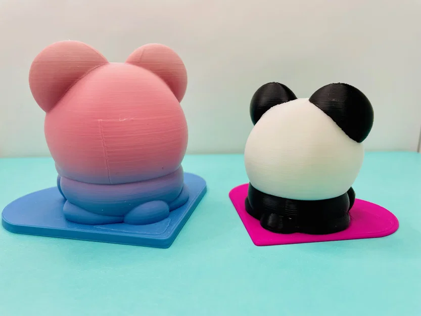 Mô hình gấu trúc Panda ôm trái tim 3D cực dễ thương - Image 7