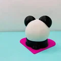 Mô hình gấu trúc Panda ôm trái tim 3D cực dễ thương - Thumbnail 8